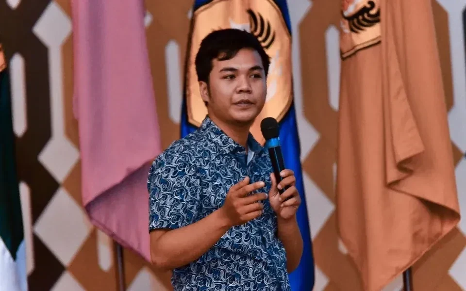 Ibrahim Anwar speaking at Social Day, Universitas Padjadjaran, 2017
