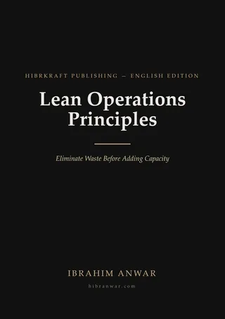 Cover, Lean Operations Principles