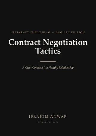 Cover, Contract Negotiation Tactics