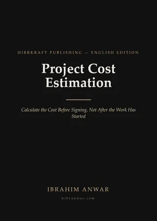 Cover, Project Cost Estimation