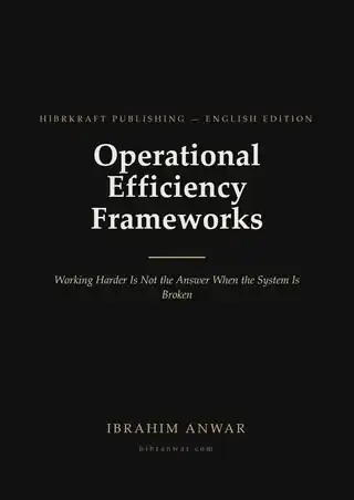 Cover, Operational Efficiency Frameworks