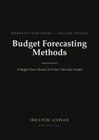 Cover, Budget Forecasting Methods