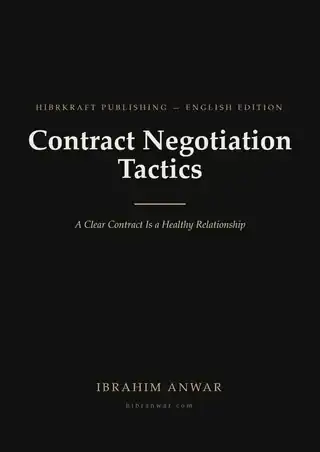 Cover, Contract Negotiation Tactics