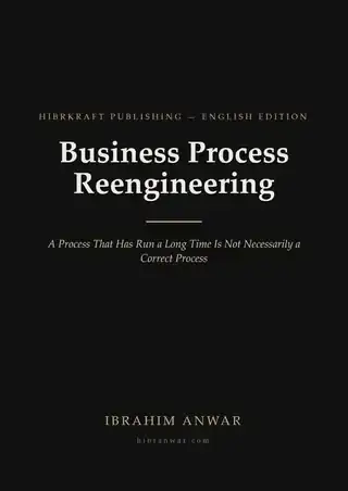 Cover, Business Process Reengineering